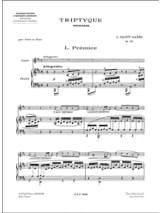 Triptyque pour violon et piano, op. 136 - SAINT-SAËNS - Partition